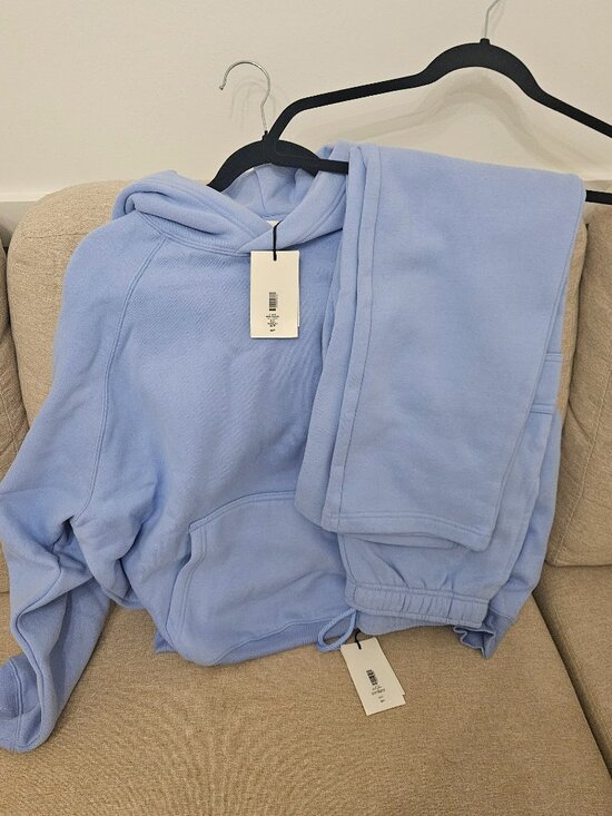 Other - New aritzia sweat set, mega hoodie with mega straight cargo sweatpants